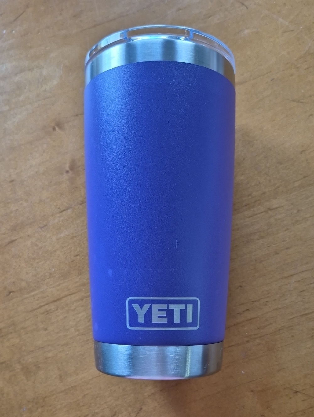 Yeti Discontinued Peak Purple 20 oz. Rambler Tumbler with Clear Slidemag Lid